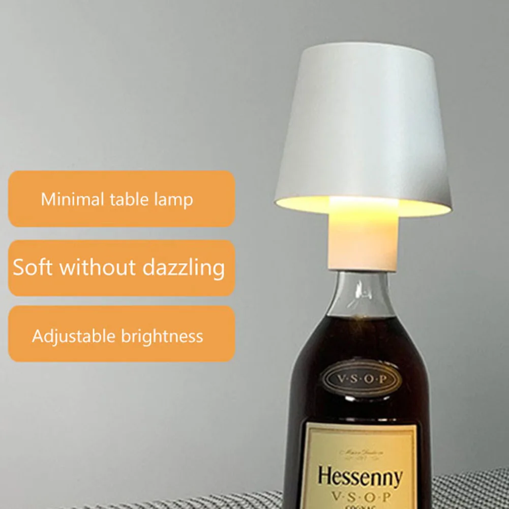 

Светодиодный атмосферный ночник, простая установка, водонепроницаемая настольная декоративная лампа с регулируемой яркостью, 5400 мАч, сенсорное управление для украшения клубных баров