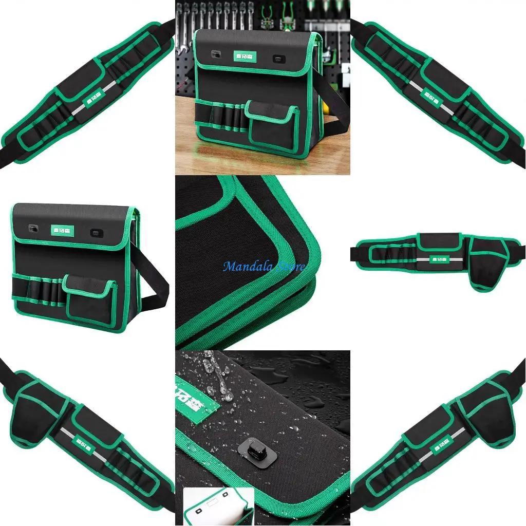 U2JC 12 Inch Multipurpose Small Tool Bag Small Tool Tote Bags Tool Storage Bag for Screwdriver Tools