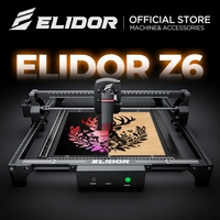 ELIDOR Z6 6W Laser Engraver and Cutting Machine CNC Diode Working Area 300X300mm Wood Marking Engravable Plywood Acrylic Glass