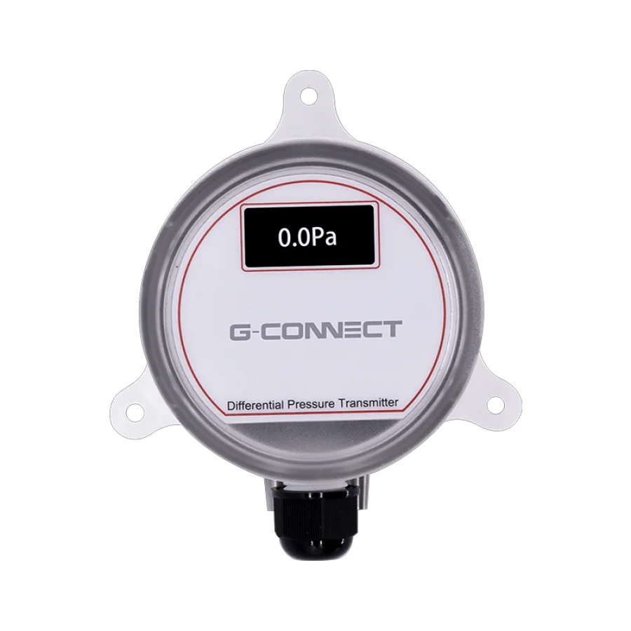 Industrial High Accuracy Air Micro Differential Pressure Sensor Transmitter With Display