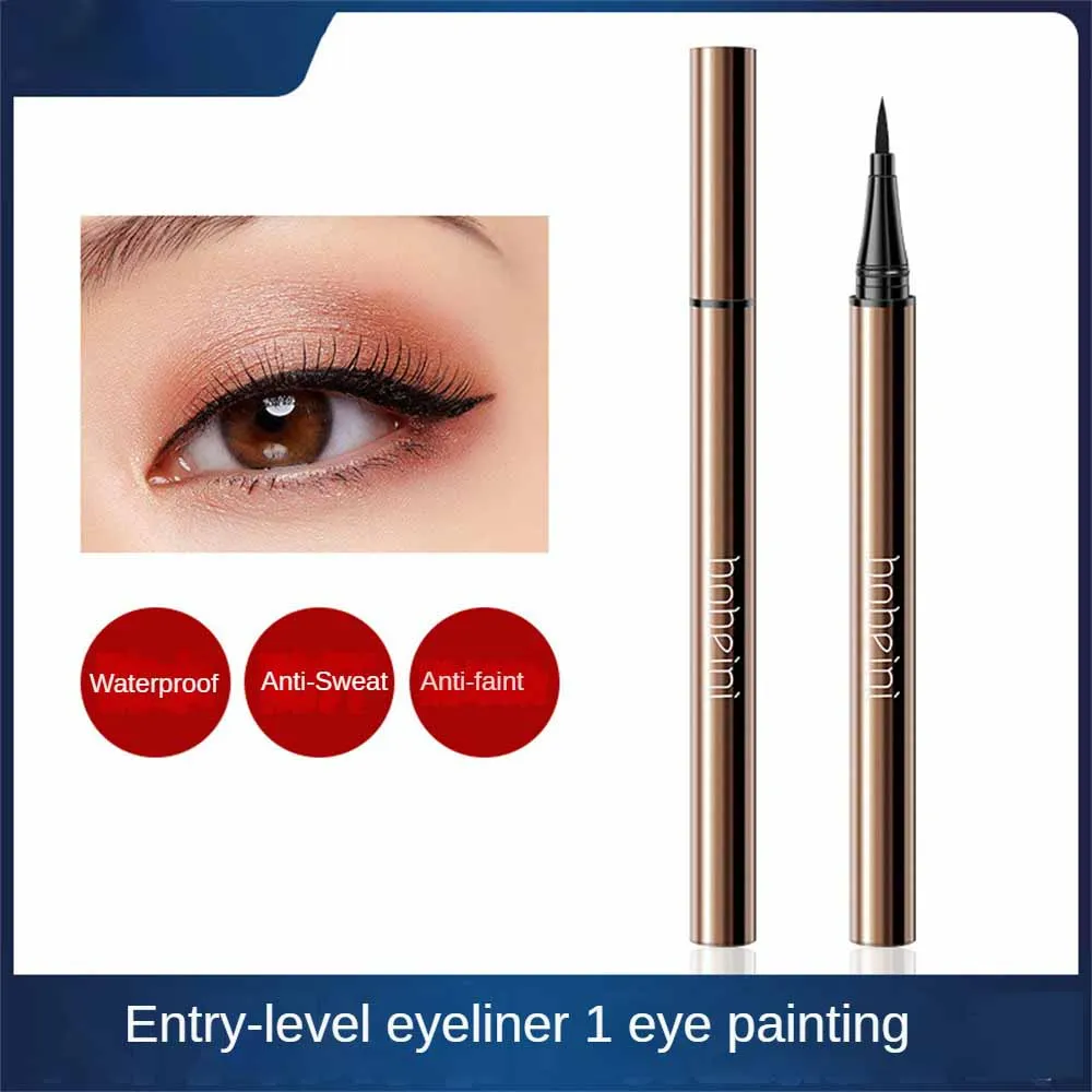 Eyeliner Liquide Imperméable et Résistant à la Transpiration, Résiste à l'Eau et à la Transpiration, Facile à Décolorer, ne s'Estompe pas