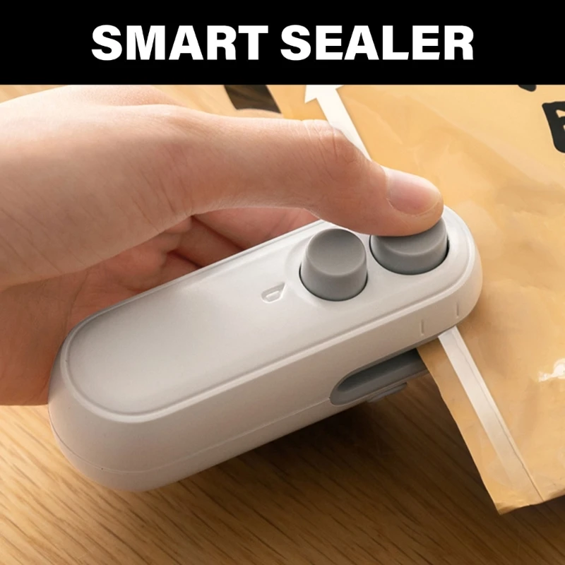 Scelleuse coupeur sacs, Rechargeable par USB, ouvre-bouteille, scelleuse sacs collation, adaptée à conservation