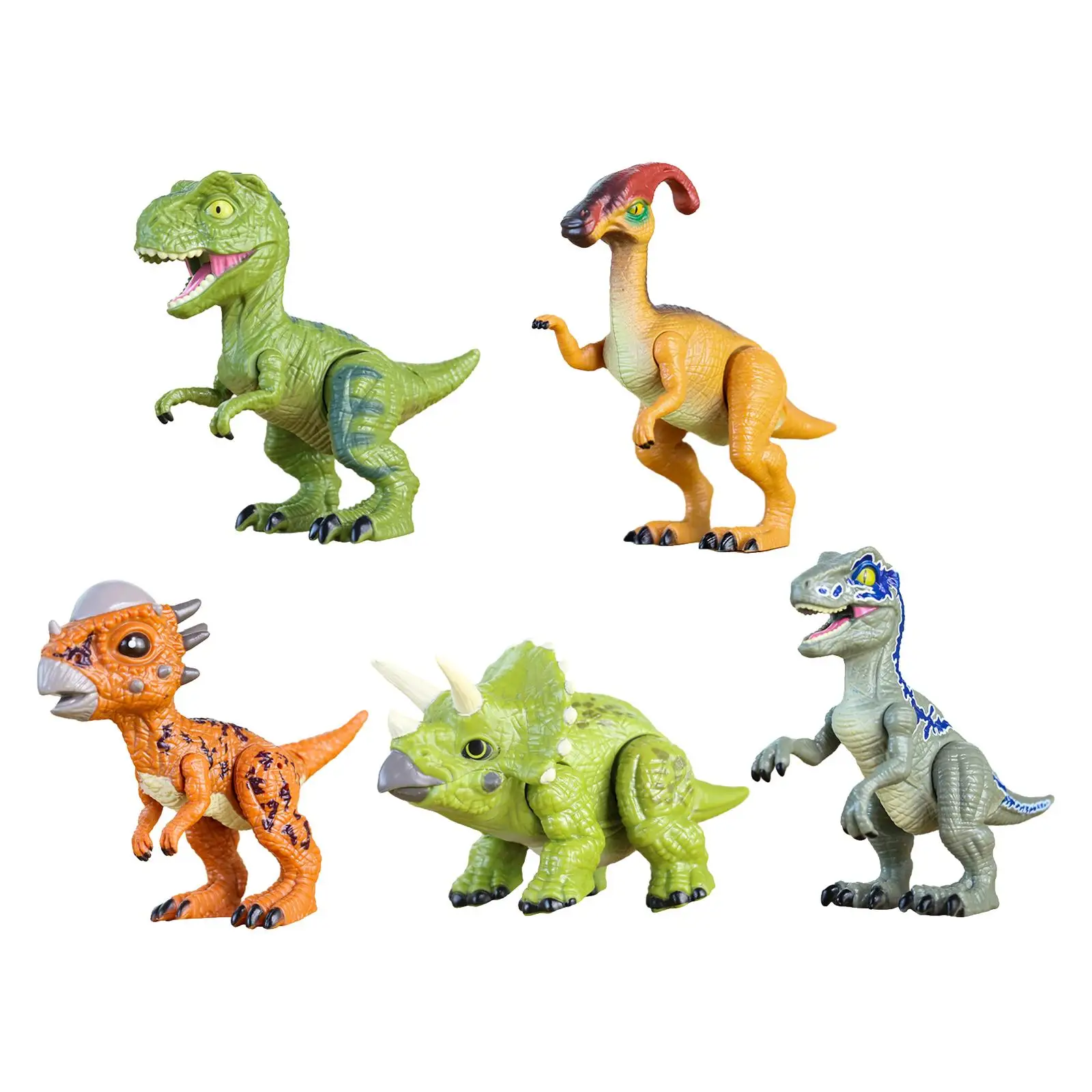 Figurine d'action de dinosaure, jouet mobile, cadeau Joendocfor, gâteau Topper, jeu de simulation