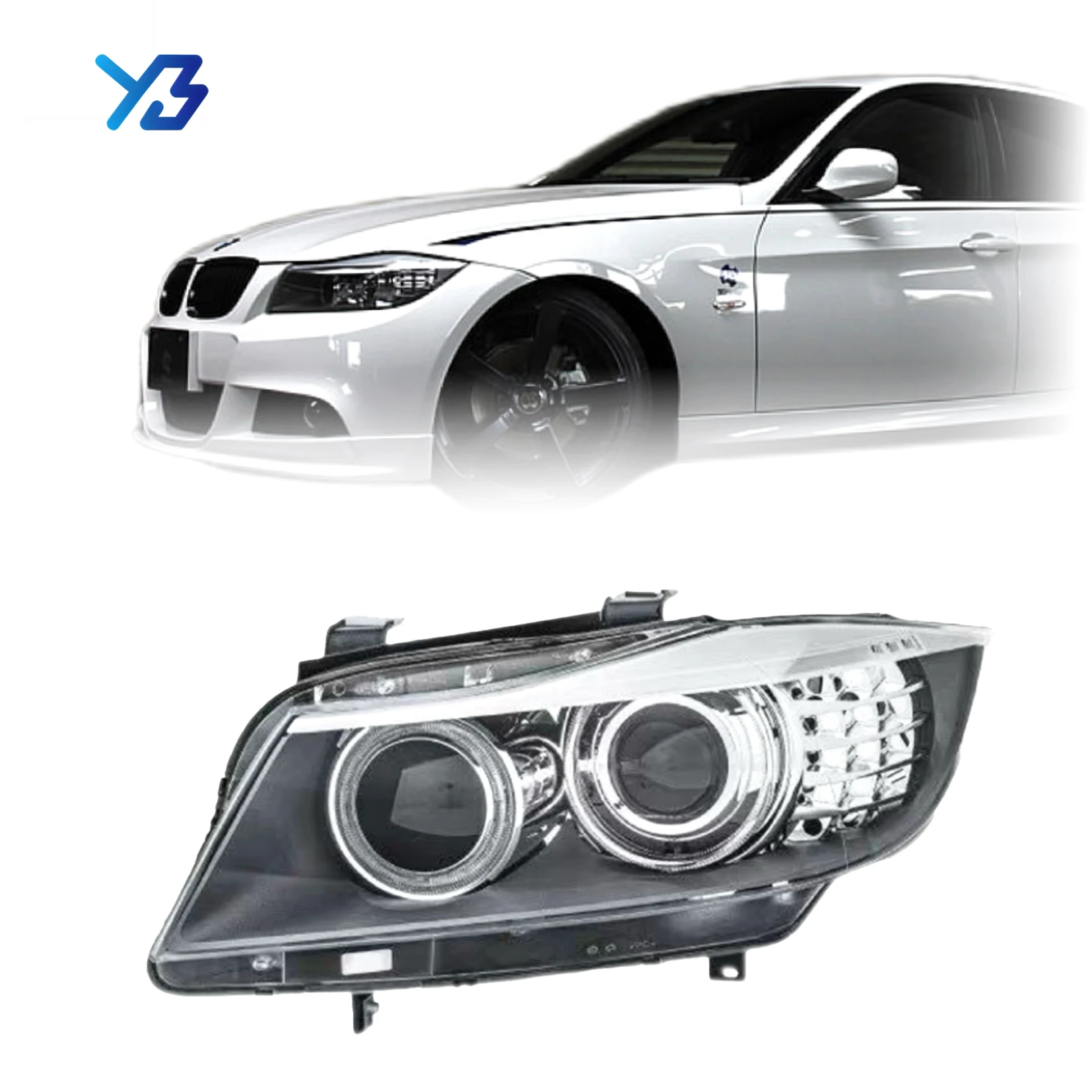 Yuanshuo car parts auto spare car led headlights for BMW 3 series E90 2009-2012