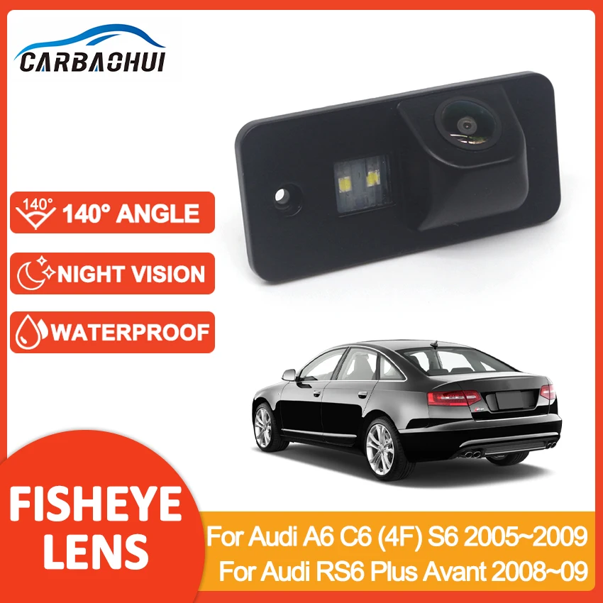 

CCD HD Car Rear View Reverse Parking Camera IP68 Night Vision For Audi A6 C6 (4F) S6 2005~2009 For Audi RS6 Plus Avant 2008~2009