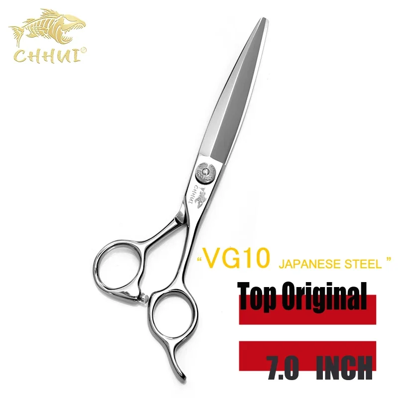 

CHHUI 7.0 Inch Japan VG10 Steel Hairdressing Scissors Professional Barber Shop Tools Shears Hair Cutting Scissors Salon Shears