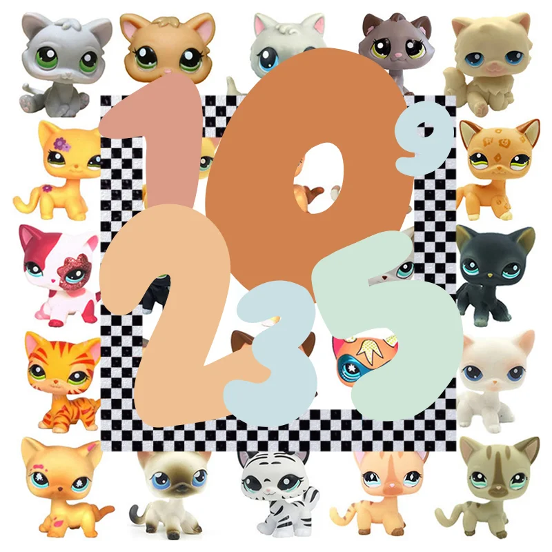 Mini Pet Toy Collection Rare Cute Old Bobble Head Animal Action Figure Cat Dog Collie Dachshund Great Dane Cocker Spaniel Lot