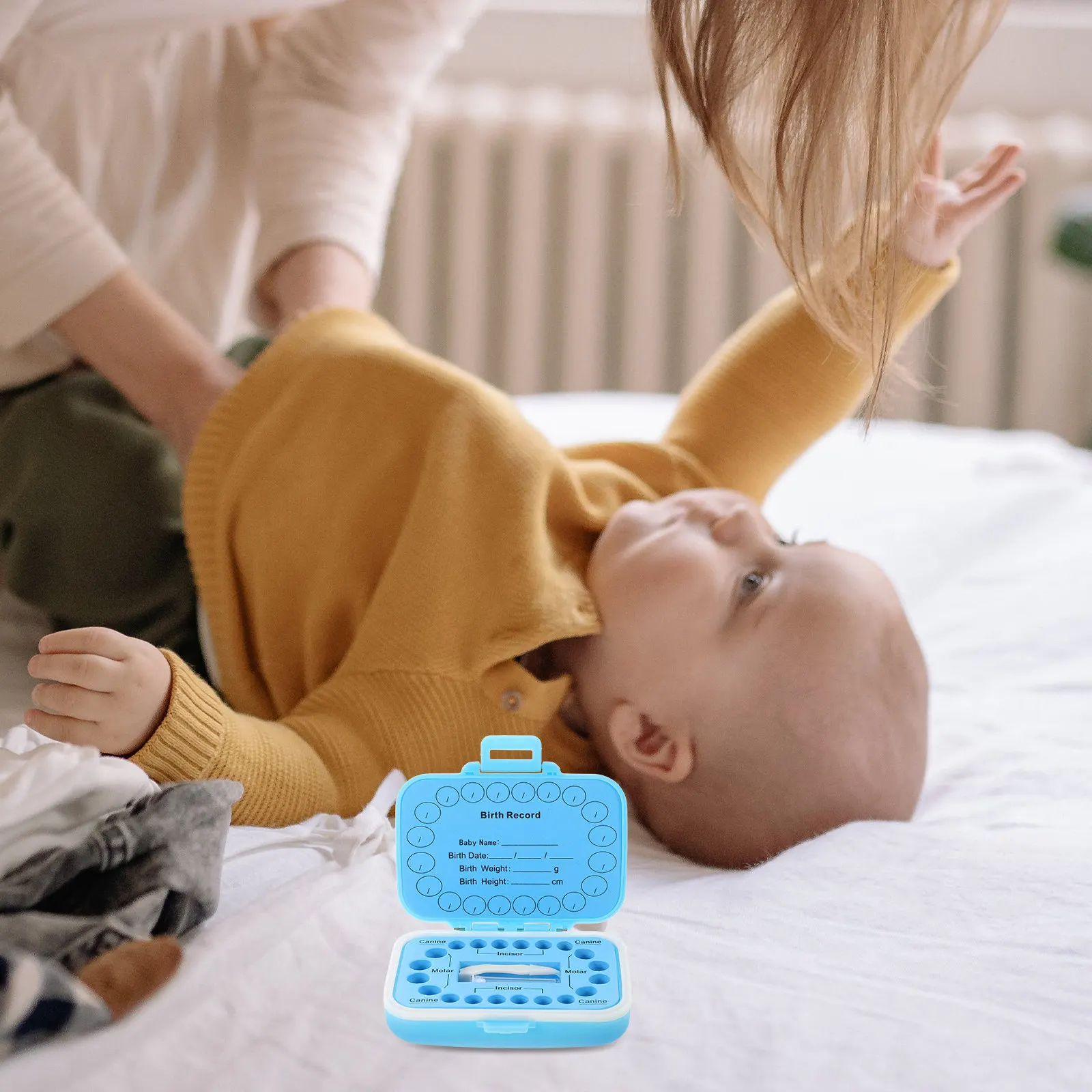 tooth-keepsake-box-for-babies-lightweight-compact-teeth-holder-with-individual-slots-baby-tooth-treasure-chest-memory-storage