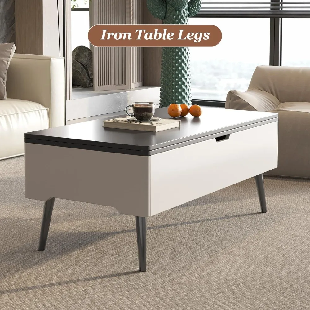 Customized.Lift Top Coffee Table with Hidden Storage Compartment, 3 in 1 Multi-Function Center Table,