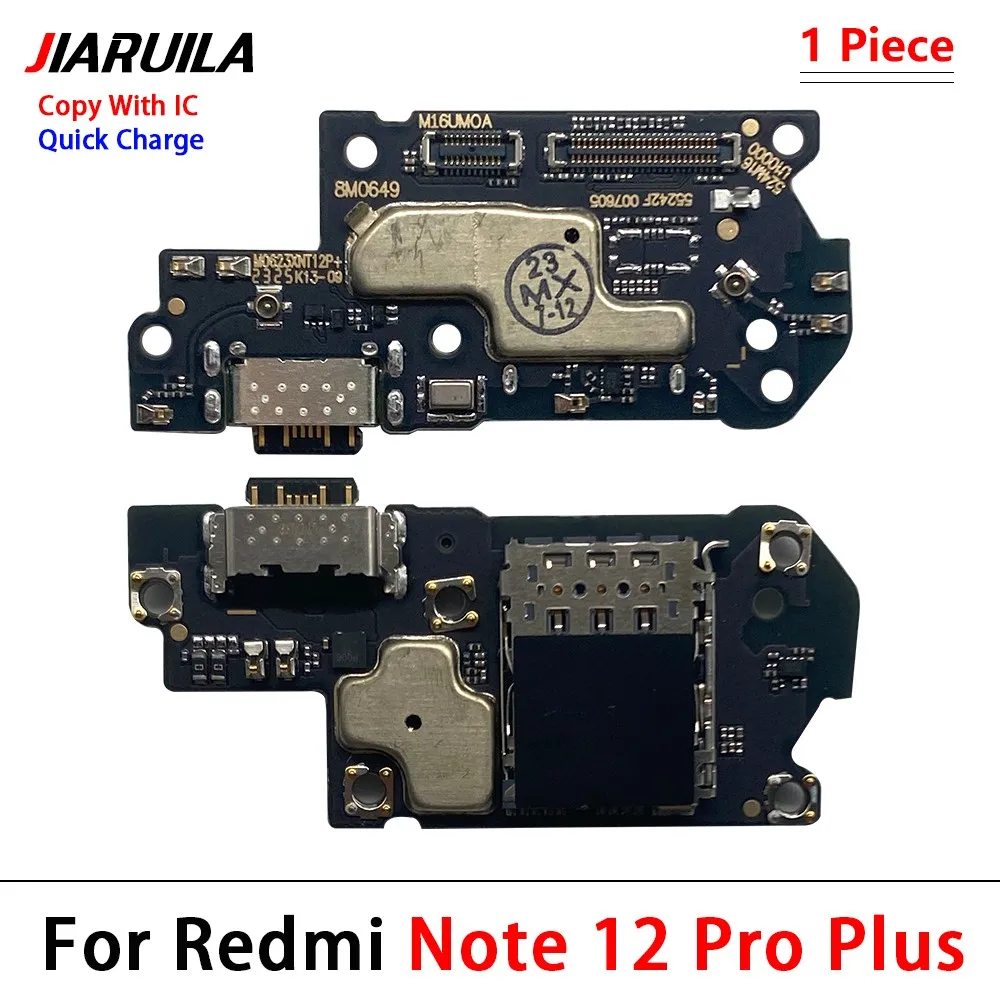 USB Charger Type-C Flex Cable Panel With IC Fast Charging Dock Port Board Connector For Xiaomi Redmi Note 7 8 9 10 11 12 ProPlus