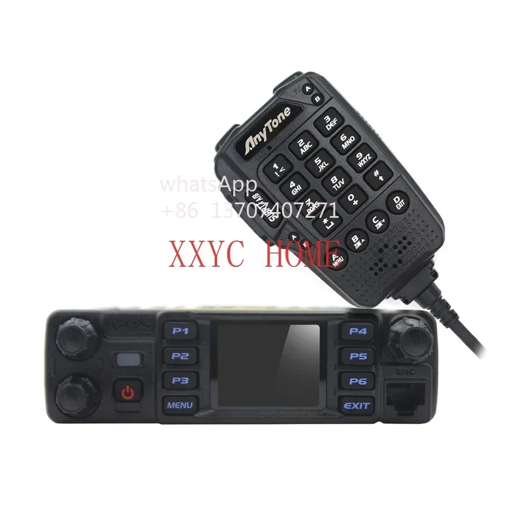 Anytone AT-D578UV PRO DMR dan stasiun Radio Analog, komunikator Radio mobil DMR 50W VHF UHF GPS RS Bluetooth Walkie Talkie DMR