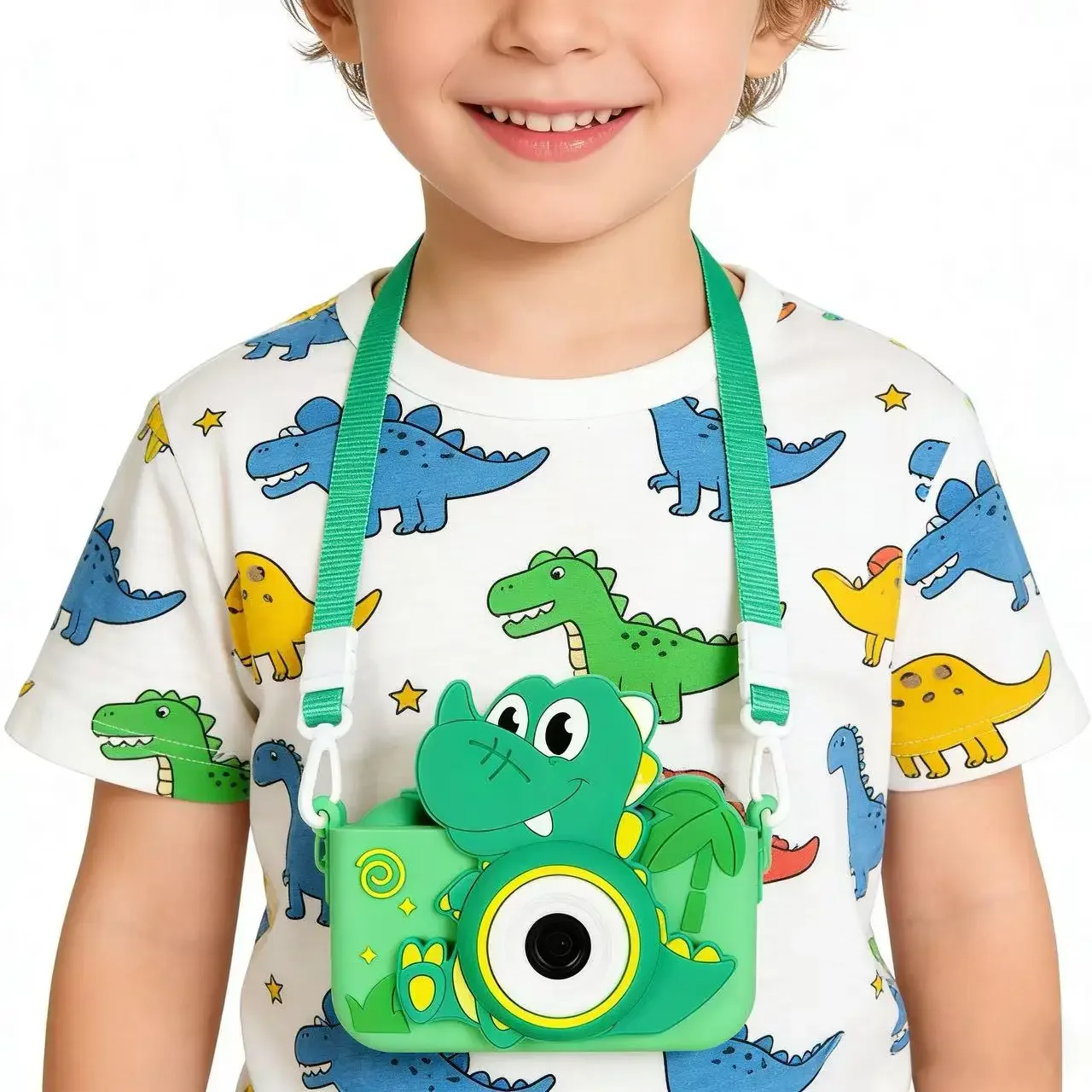 

Cute Cartoon Kids Camera HD Dual Lens Mini Portable Camera for Children Photo & Video Educational Games CCD Camera Festival Gift