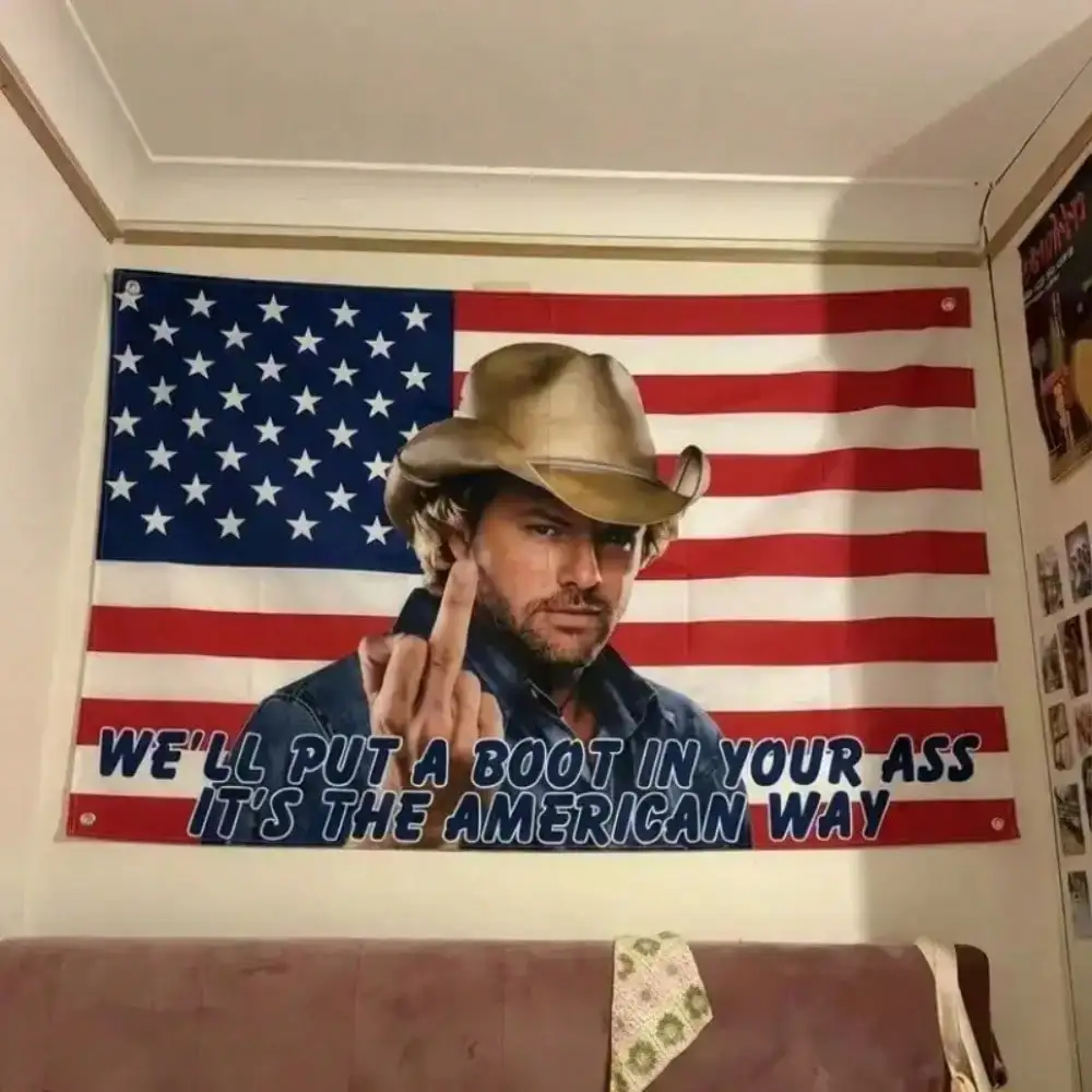 3X5FT Toby Keith Red Whit And Blue 250th Anninersary Freedom Flag, Tepastry Flag, 4th July