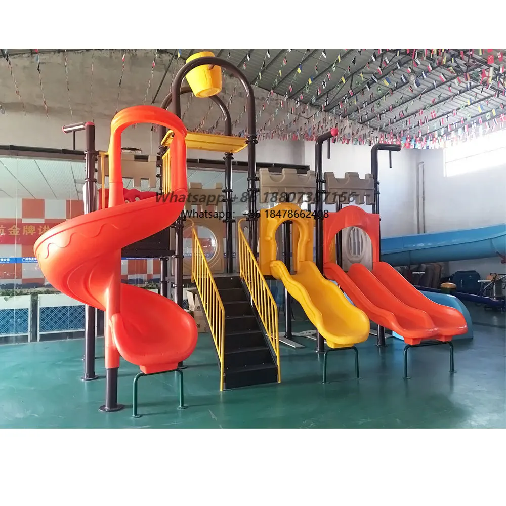 Adventure Water Park Rides Outdoor Water Playground Water Park Slides for Sale Jmq-005111