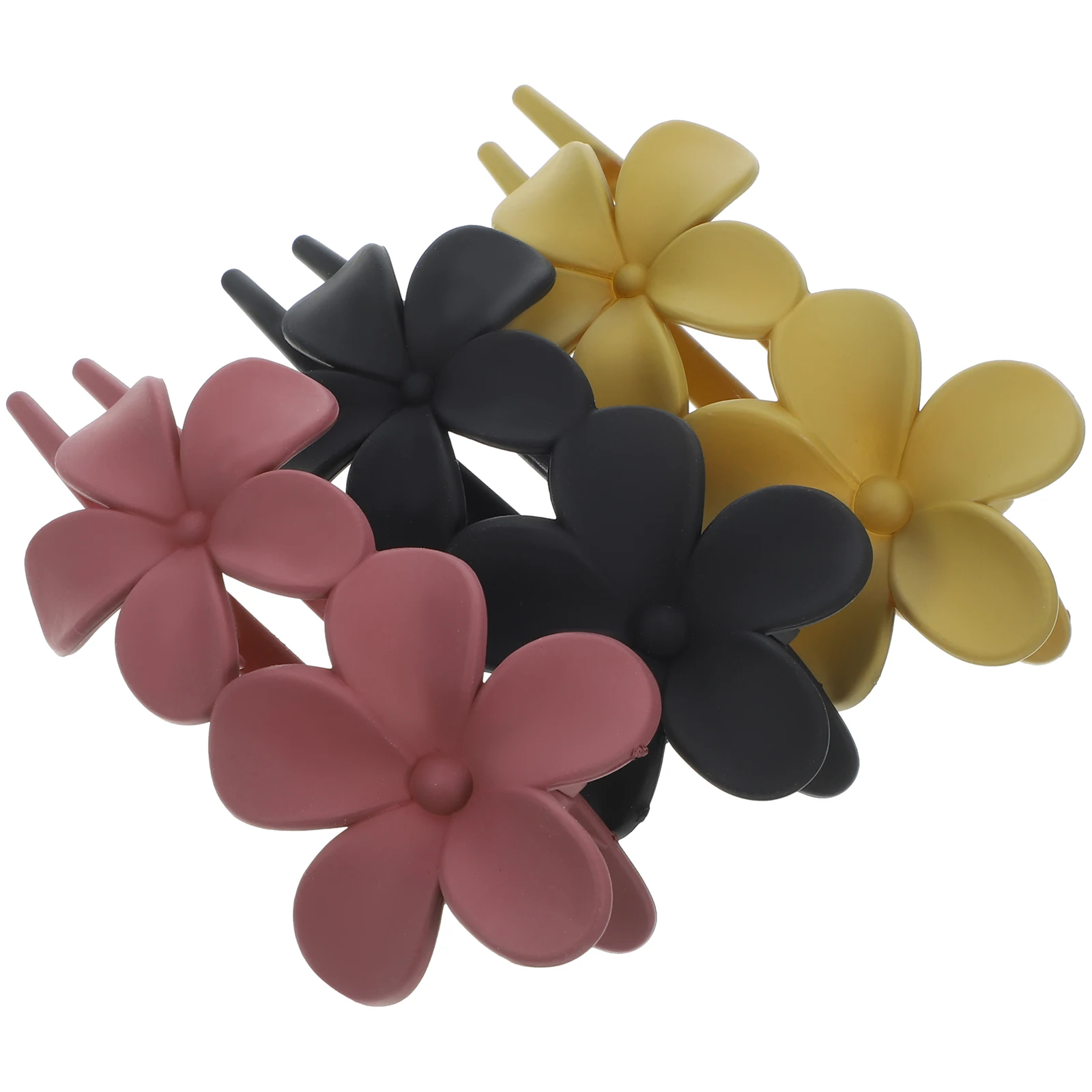 

3Pcs Hair Clips for Volume Large Size PC Material NonSlip Flower Decorative Barrettes Alligator Women Hair Accessories Styling