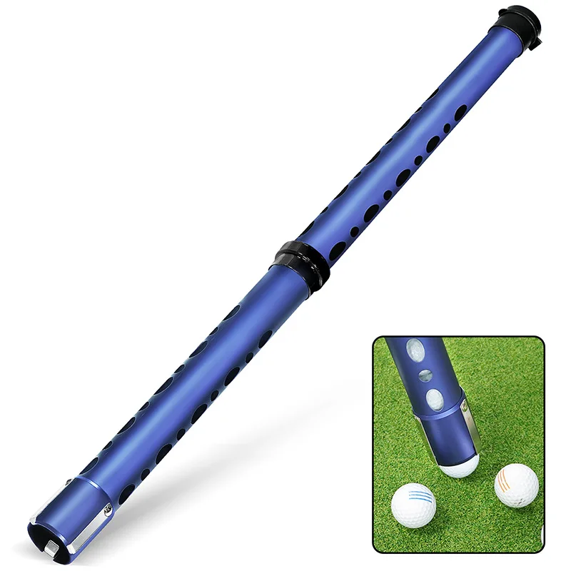 

Golf barrel is easy to disassemble and assemble, upper and lower section pick-up barrel, aluminum metal