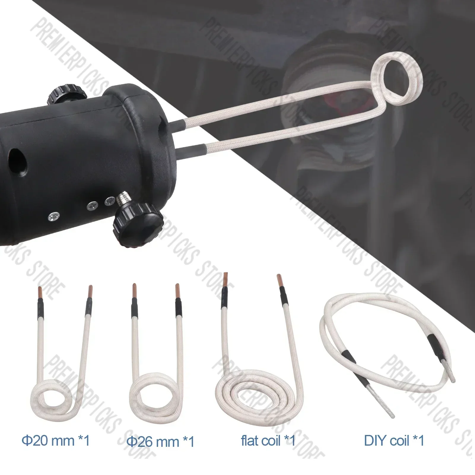 Hand-held 1.5KW Nut Screw Heater Split-type High-frequency Induction  Circuit DIY for Car Repair Bolt Remover Tools