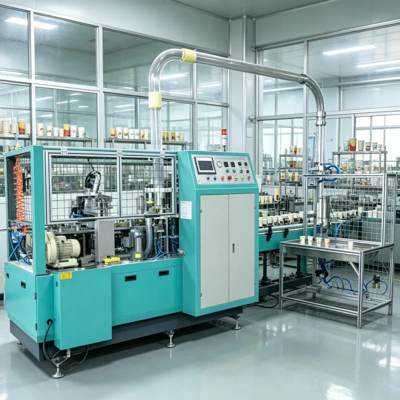 Fully Automatic Paper Cup Forming Machine High Speed 180pcs min  Coffee Tea Ice Cream Disposable Cup Production Line Customized