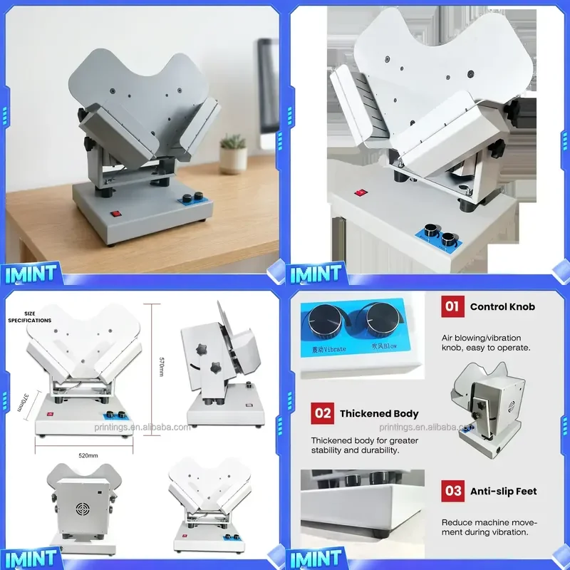High Capacity Paper Jogger Machine Automatic Vibrating Table for Paper Stack Alignment and Precise Jogging Paper Jogger