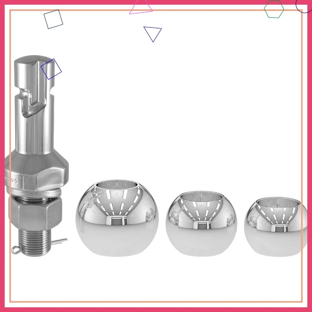 

Heavy-Duty Chrome Steel Trailer Ball Set, 1-7/8", 2", 2-5/16" Sizes, Up to 8000 lbs GTW Capacity