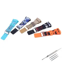Men's resin watch band compatible for Casio GAX GLS100 GD GA110 100 120 140 700 watch strap women's rubber sports wristband 16mm