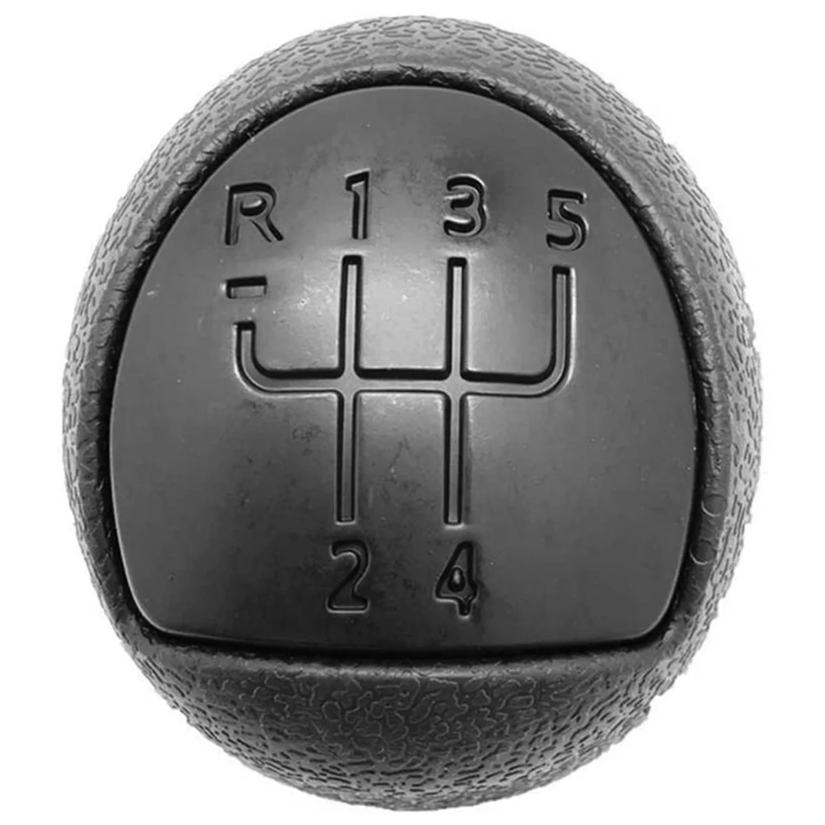Black 5 Speed Gear Lever Stick Shift Knob Gear Shifter Knob Head for Renault Clio Kangoo 2006-2008