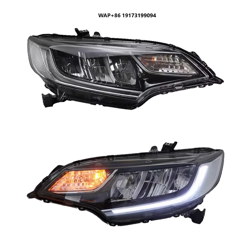

for Honda-Fit GK5 2014-2019 Front Headlight Head Lamp Plug and Play Head Light Upgrade LED Headlights Front Lights