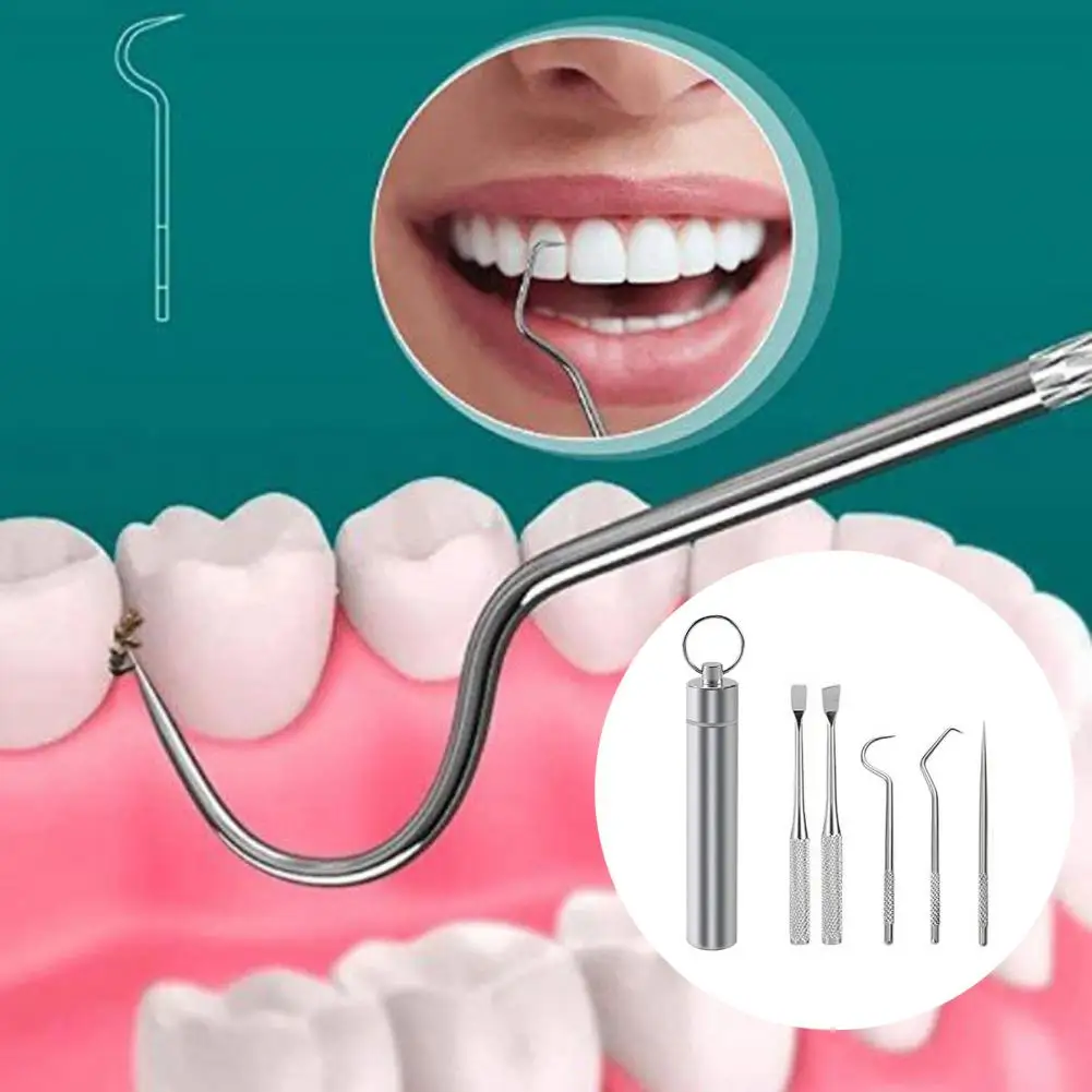 Tooth Cleaning Tool Practical Deep Cleaning Oral Stains Clean Toothpick Wear-Resistant Remove Stains Picktooth