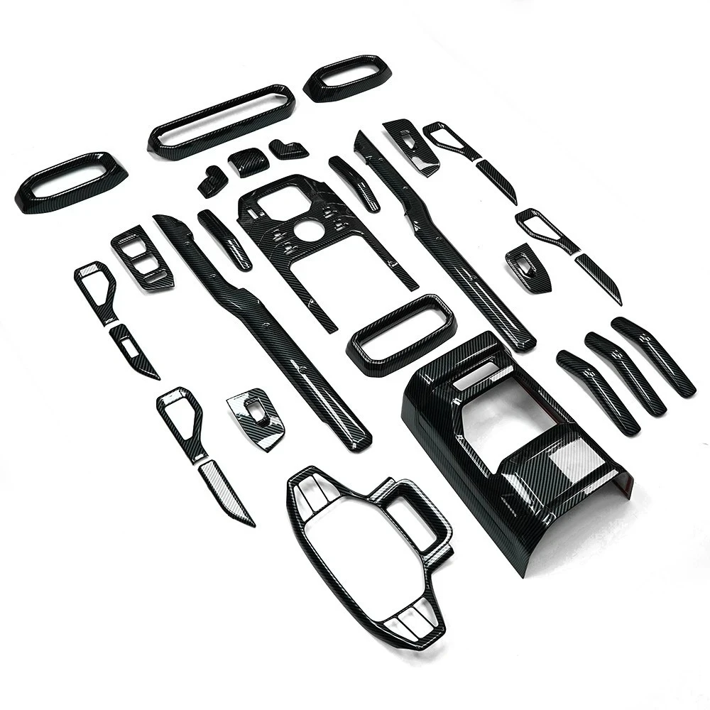 Suitable For 23 Jettrip Central Control Gear Panel Gear Cover Trend Carbon Fiber Interior Modification
