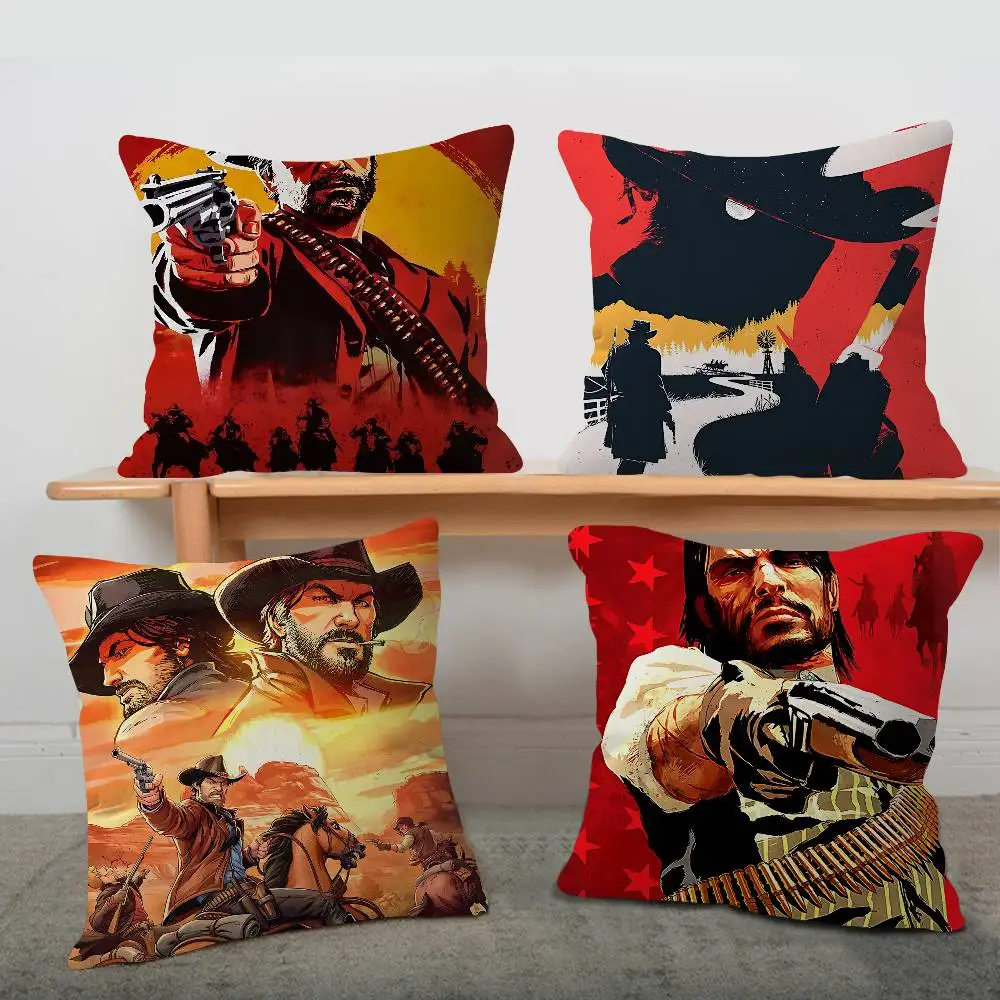 Game R-Red Dead-R-Redemptions 2 Pillow Anime Pillow Sofa Bed Head Pillow Cover Cushion Cover 45x45 cm Fashion