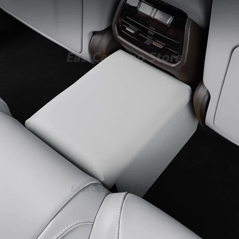 

For Denza N7 2023 2024 2025 Car Aisle Compartment Rear Storage Box Seats Second Row Box Car Interior Accessories Cover