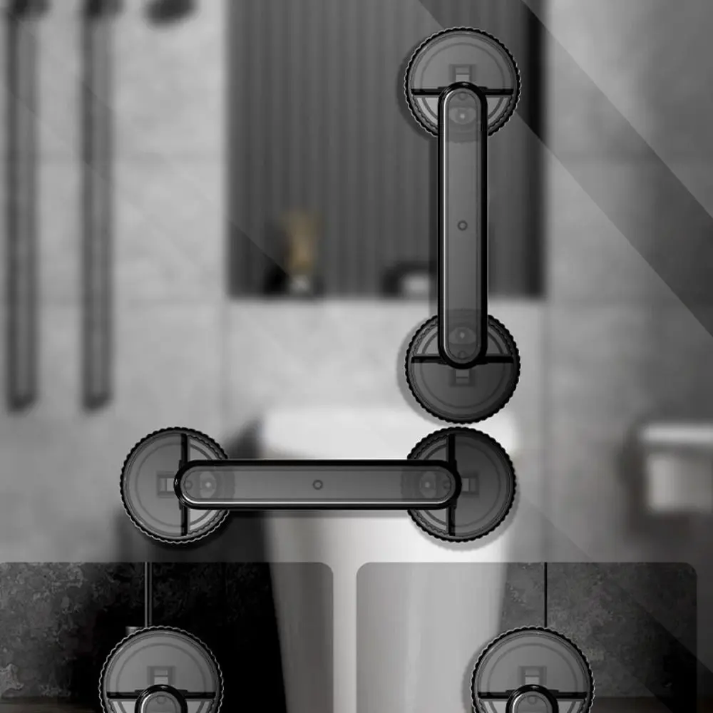 Removable Suction Cup Door Handle Waterproof Anti-slip Bathroom Shower Auxiliary Handle No Drilling Safety Grip
