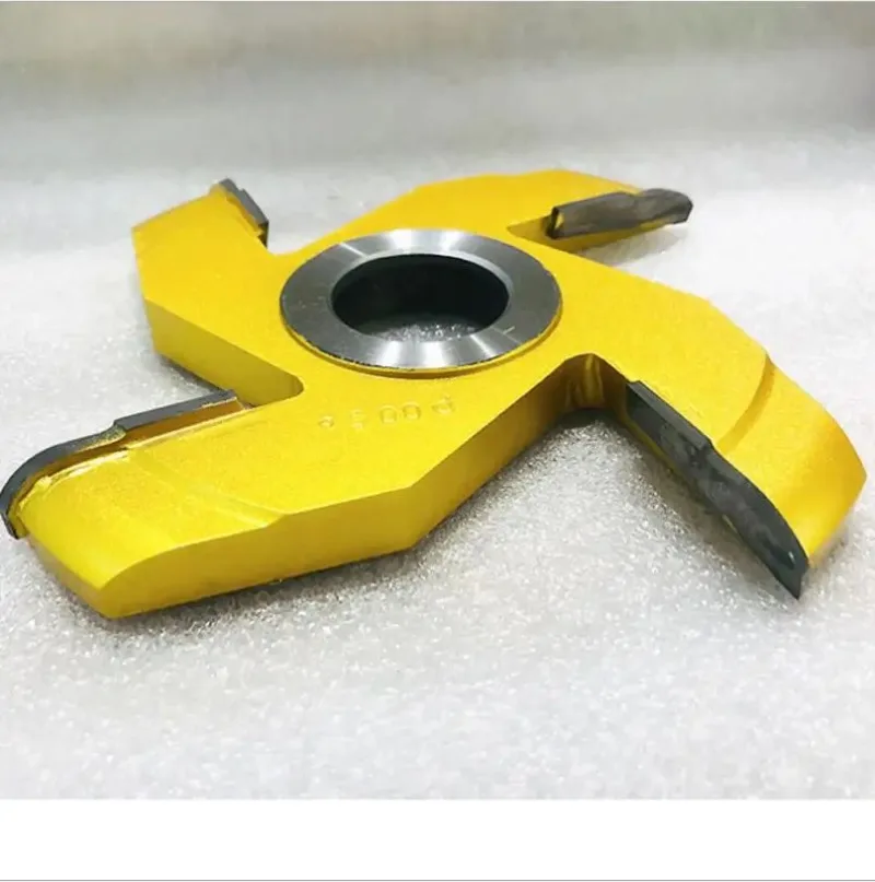 Woodworking Tool Tungsten Carbide Spiral Shaper TCT Door Core Plate Knife Cutters Head Moulder Cutter Head