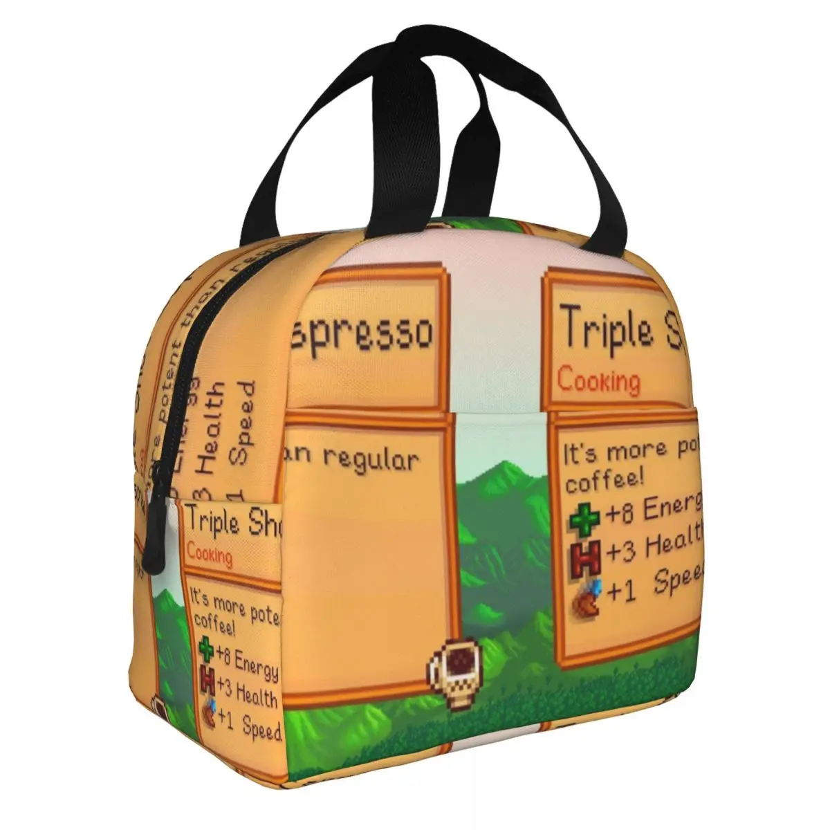 Stardew Valley Video Gamer Insulated Lunch Bag for Women Resuable Cooler Thermal Lunch Tote office Work School