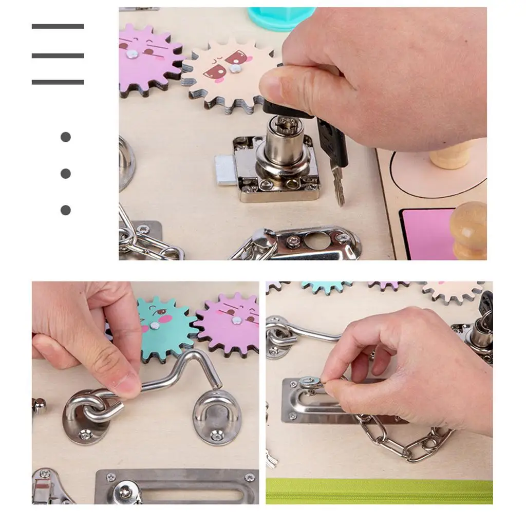 Baby Portable Sensory Board Toy, Help Children Use Hand for Movements, Encourage Children Enjoy Using Their Sense