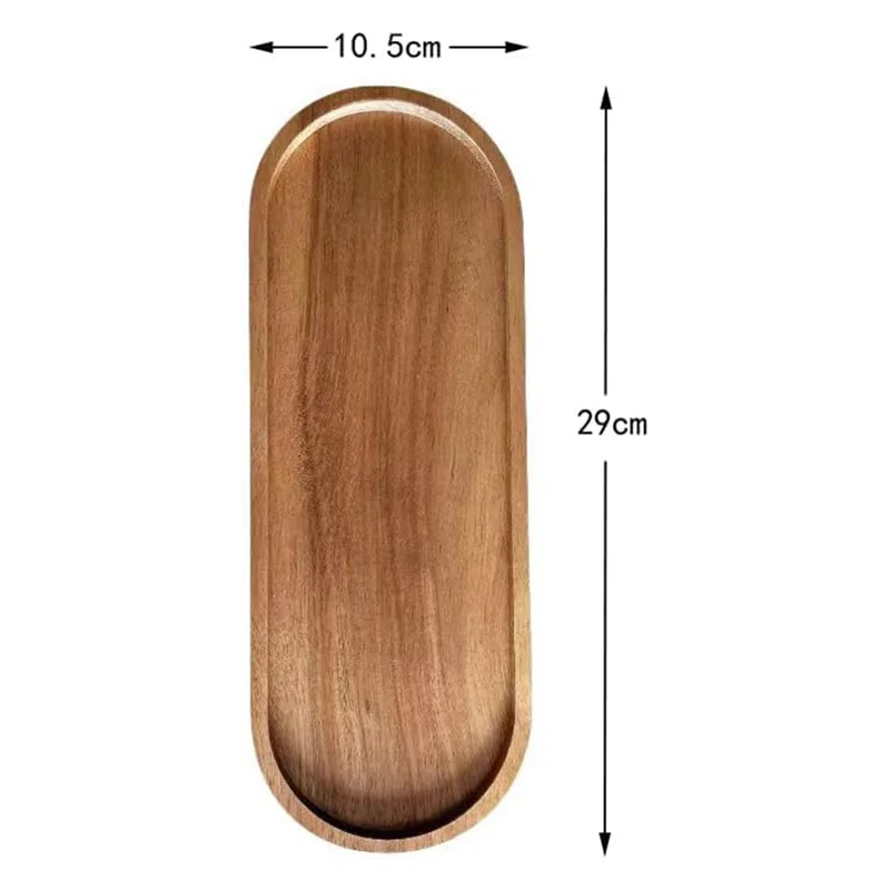 

AT02-4Pack Деревянные сервировочные подносы 11,5X4 дюйма Доски для мясных изделий Овальные деревянные тарелки Деревянная сервировочная тарелка Сырные обеденные тарелки оптом