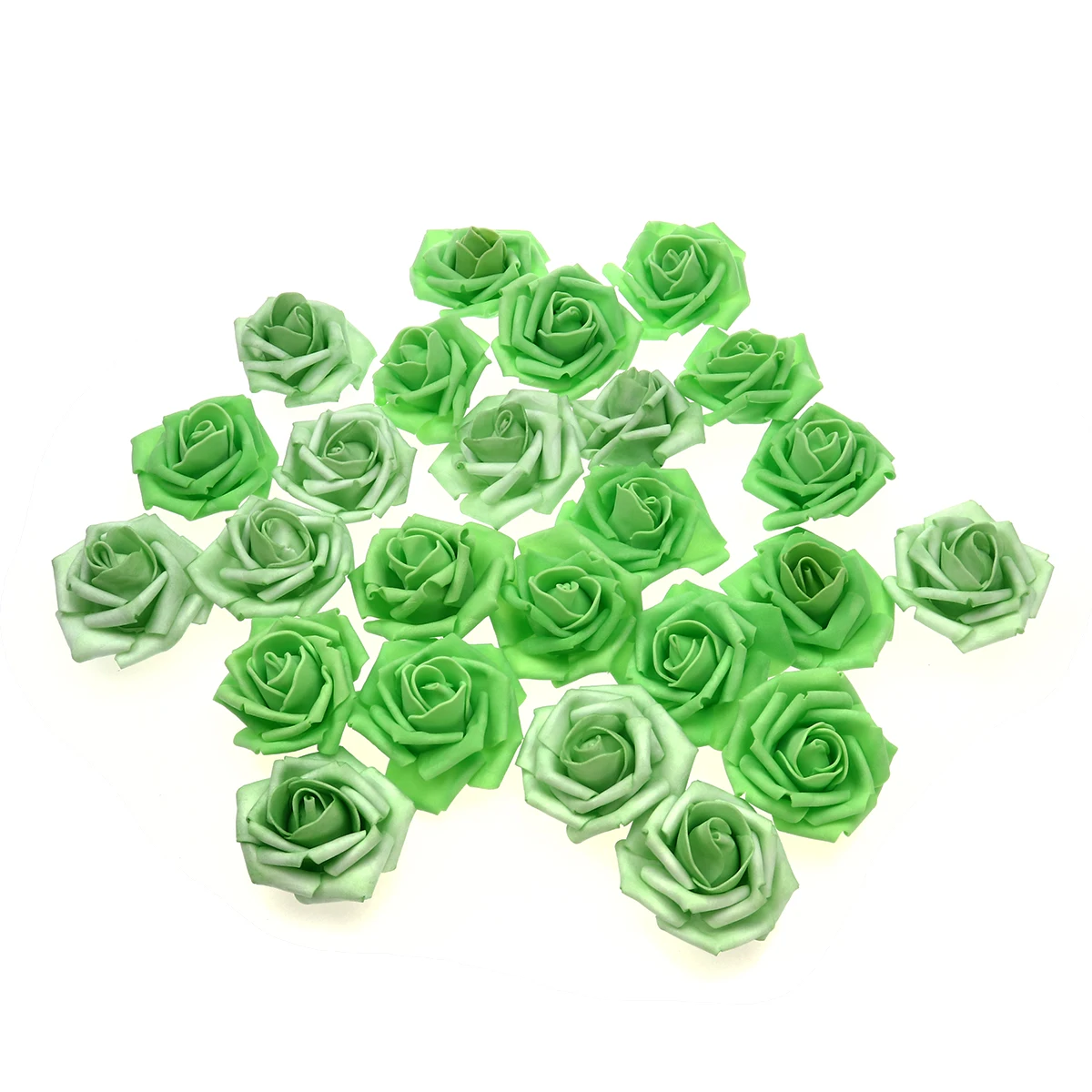 

50pcs Roses Fake Rose Wedding Decor PE Flowers Decoration for Wedding Party Venue Bulk Bridal Shower Favor Fake Rose