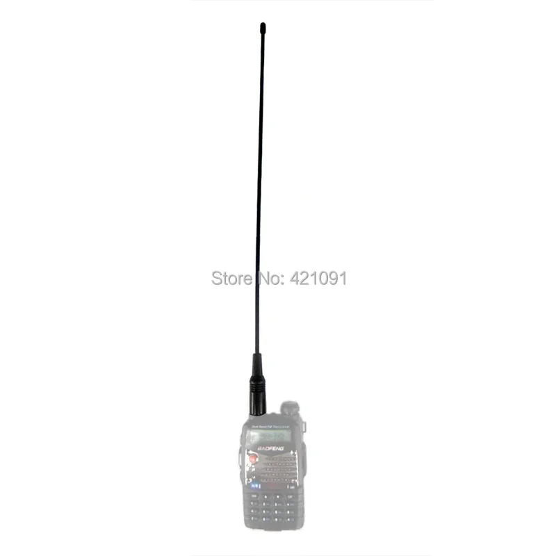 Ampia banda VHF/UHF 771/144 MHz di Kenwood HYT dell'antenna molle di 430 SMA-F per il walkie-talkie Baofeng UV 5R 82 BF-888S