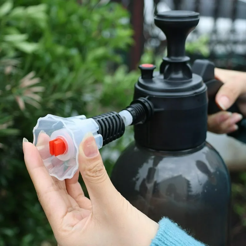 Car Wash Foam Dispenser with Fan-Shaped Wind-Resistant Nozzle Manual Pump Foam Sprayer Parts Car Wash Spray Gun Cleaning Tool