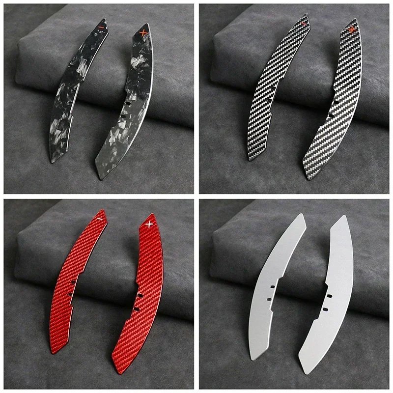 

Для Audi C8 A6 A7 S6 S7 RS6 RS7 модифицированные магнитные лопасти переключения передач из углеродного волокна, универсальная сборка