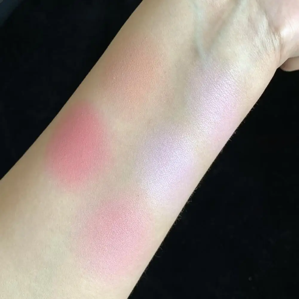 NIEUWE Shell Parel Blush Voor Bloem Weet Relief Matte Zijde Satijn Reliëf Blush Make-Up Langdurige Fleuren Blusher Pallet Make-Up