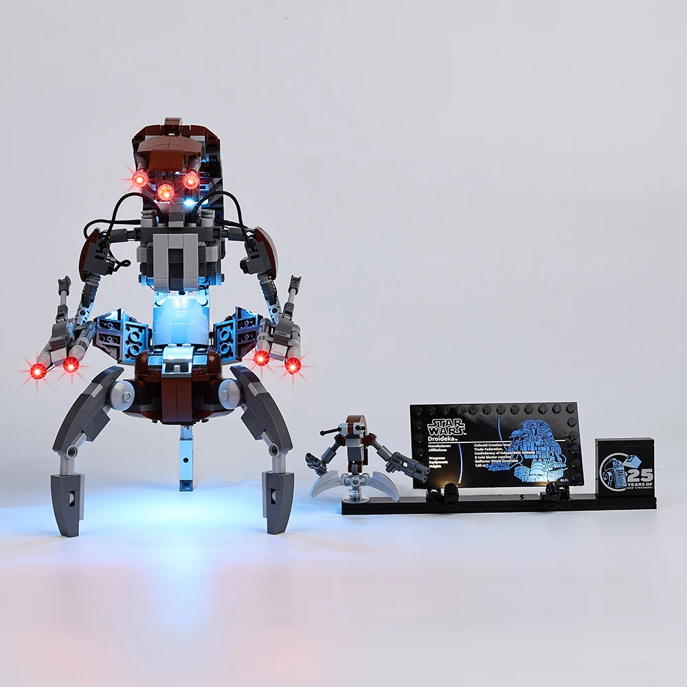 

Комплект светодиодных фонарей для 75381 Droideka DIY светодиодные блоки, набор игрушек (только комплект освещения, без модели)