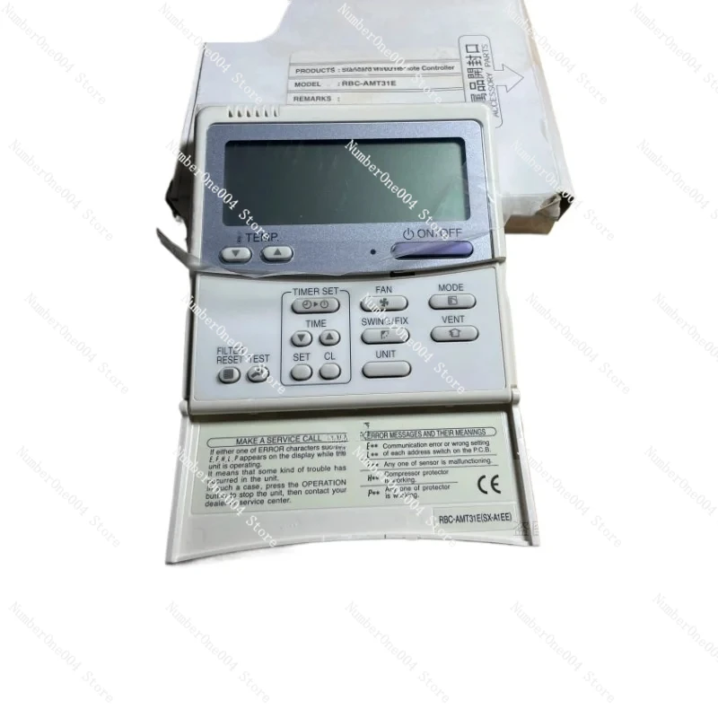 مكيف هواء مركزي أصلي، وحدة تحكم سلكية، جهاز تحكم عن بعد سلكي RBC-AMT31E 32E مناور يدوي