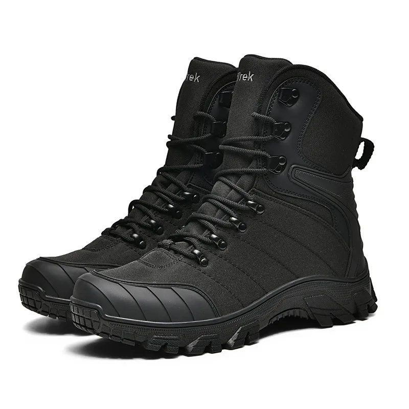 

Men High Quality Waterproof Tactical Boots Army Shoes Male Military Outdoor Warm Women Unisex Training Lace UpRapid Response