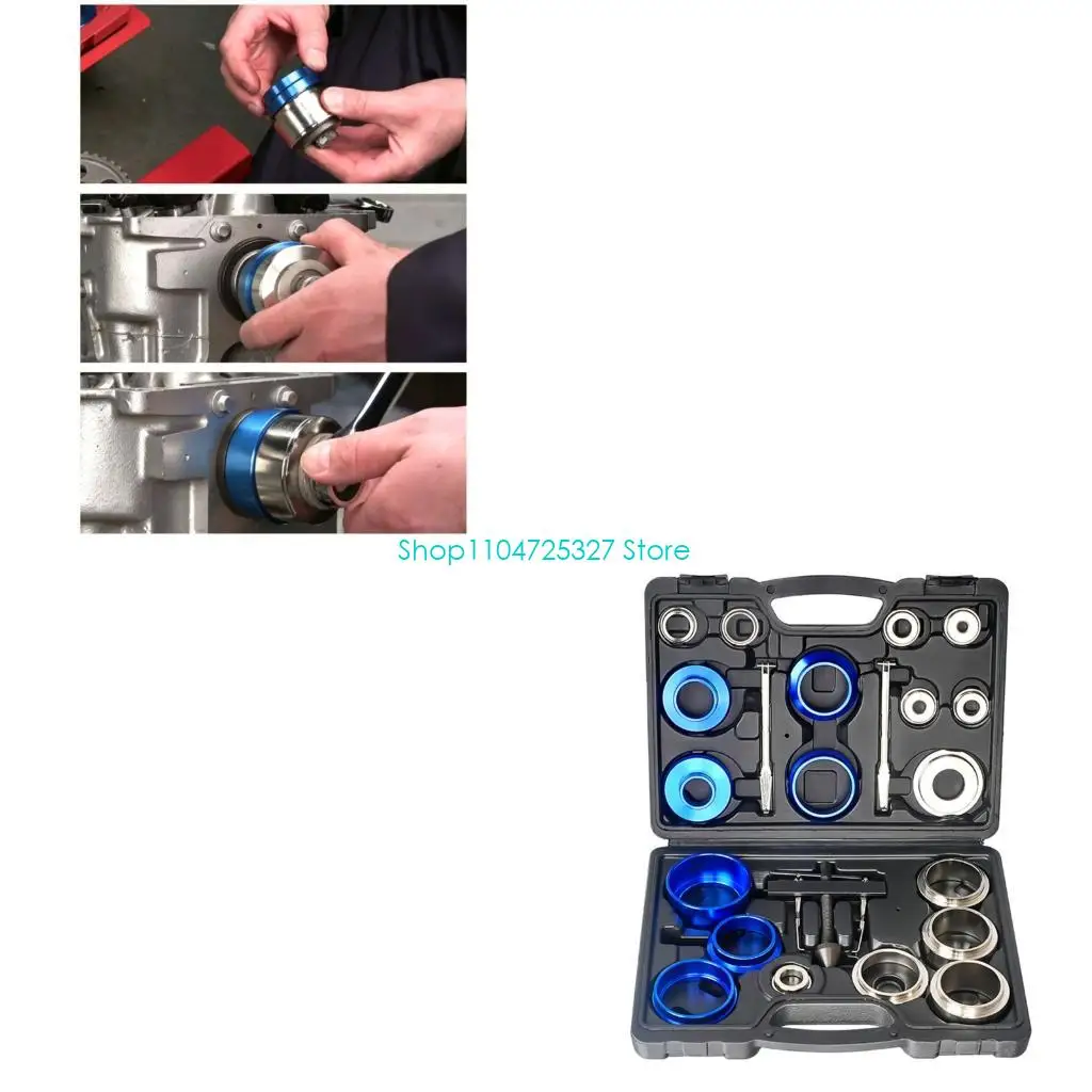D8KF Universal Bearing Seal Tool Set Includes Steel Adapters For Quick Replacement 10 27mm