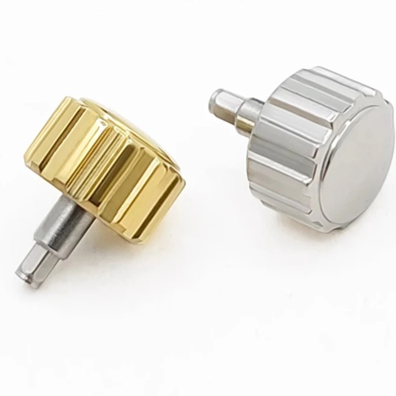 Watch Accessories For Casio Marlin MDV-106 Stainless Steel Watch Handle 6.4mmx8.2mm The time Adjustment Lever is Bright