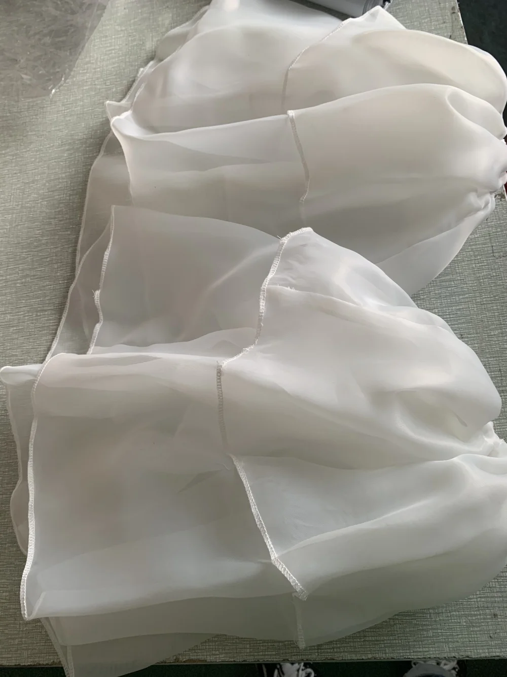 Organza Wedding Sleeves Tiered Ruffles Bride Gloves Bridal Sleeves Women Accessories Formal Party Removable Sleeves