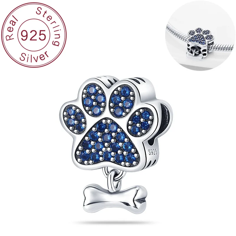 

Хит продаж: очаровательные бусины-шармы из серебра 925 пробы в форме когтя, подходят для оригинальных браслетов, ожерелий, в качестве подарка.