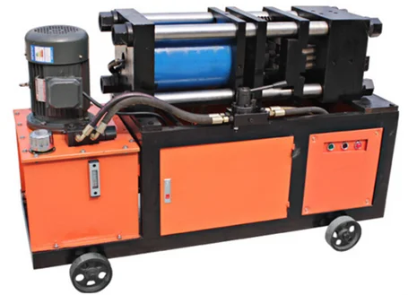Automatic Hydraulic Steel Bar Upsetting Machine Dual Cylinder Cold Heading Equipment Construction Rebar End Thickening Machine