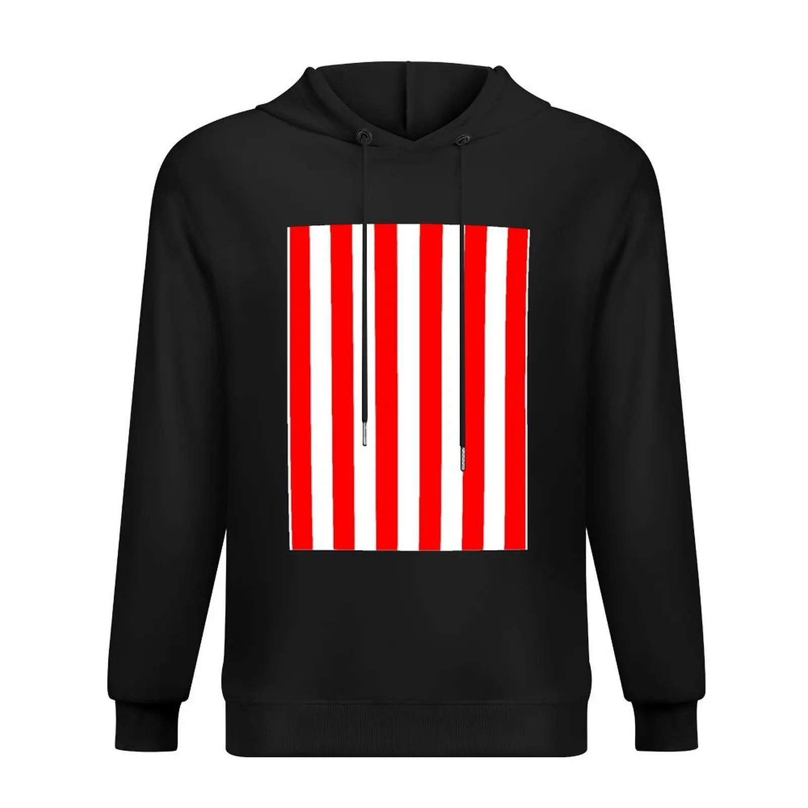 

Red and White Vertical Stripes Hoodie autumn clothes aesthetic clothing autumn new products men's sweat-shirt big size hoodie